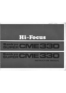 Sankyo CME 330 manual. Camera Instructions.